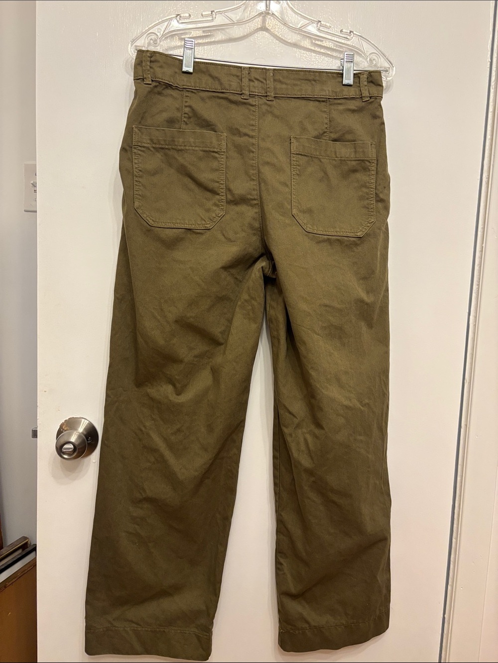 💐2 for $25 Straight-Leg Utility Jeans in Olive Green - Picture 7 of 7